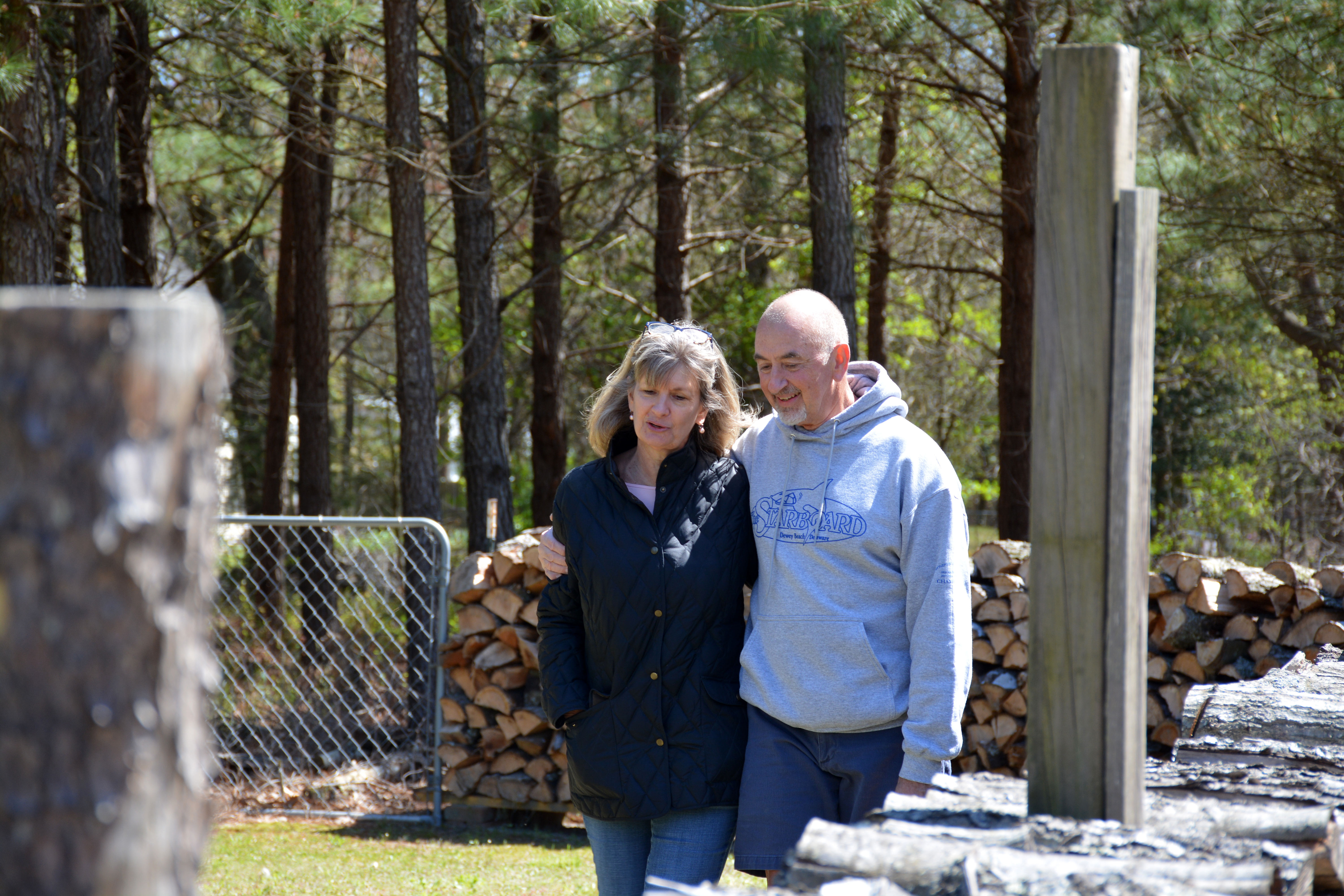 the givenses ed and cindy givens walking